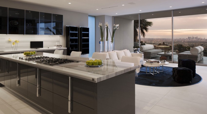 cozinha-integrada-casa-em-hollywood
