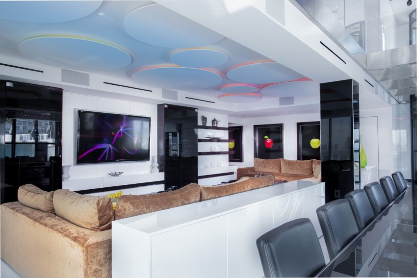 decoracao-sala-de-tv-cobertura-duplex-em-miami-biscayne-bay