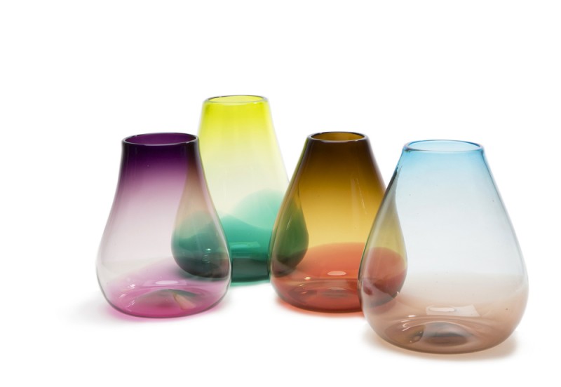 vasos-de-vidro-colorido-degrade