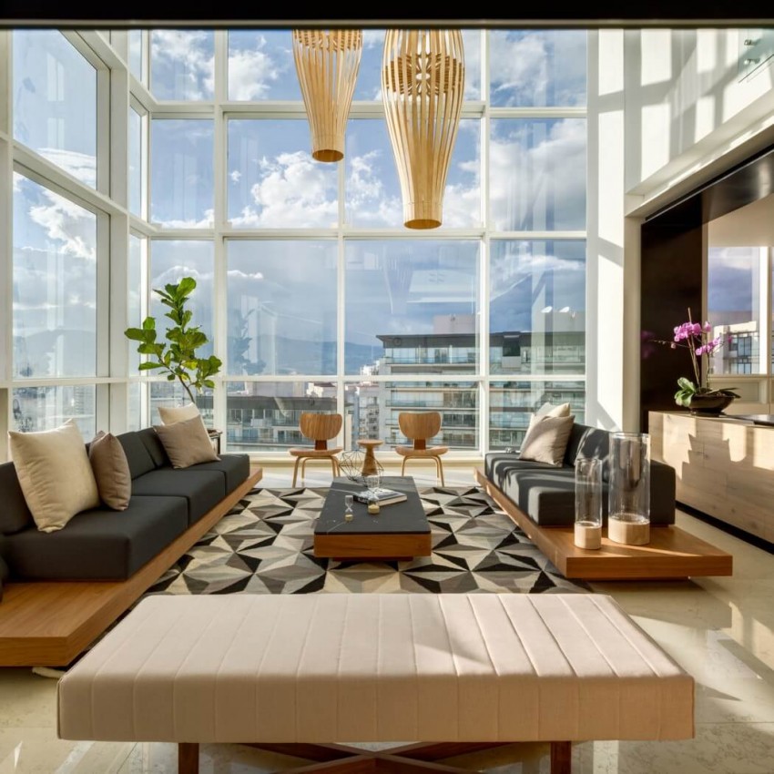 sala-de-estar-pe-direito-duplo-cobertura-duplex-na-cidade-do-mexico-por-archetonic