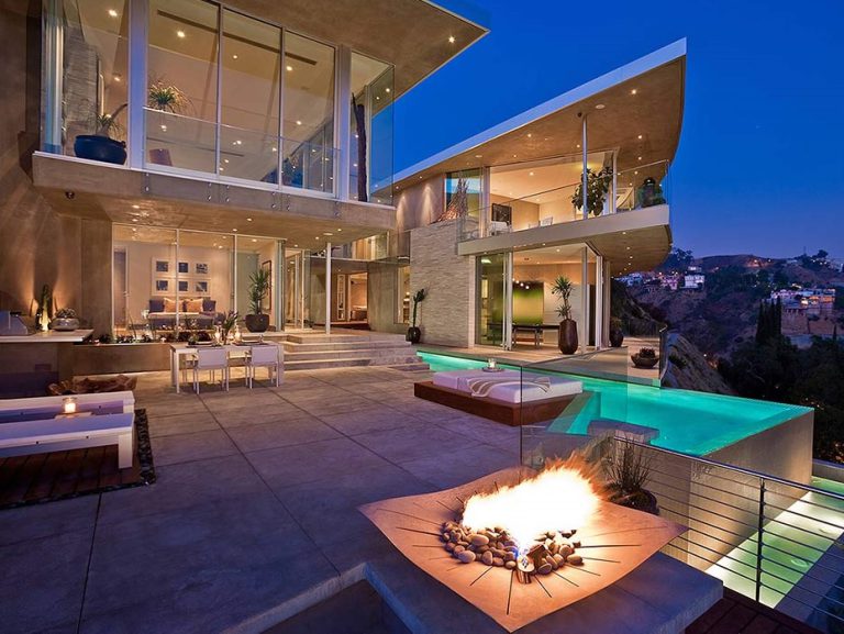 Arquitetura luxuosa e acolhedora em Los Angeles