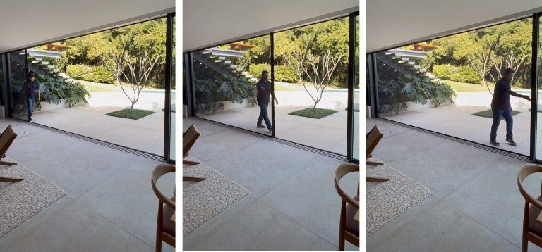 Linha Minimalista de Tela Mosquiteira Retrátil